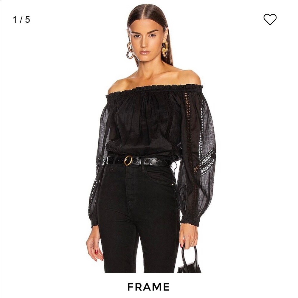 Frame Off-Shoulder Top - Picture 2 of 3